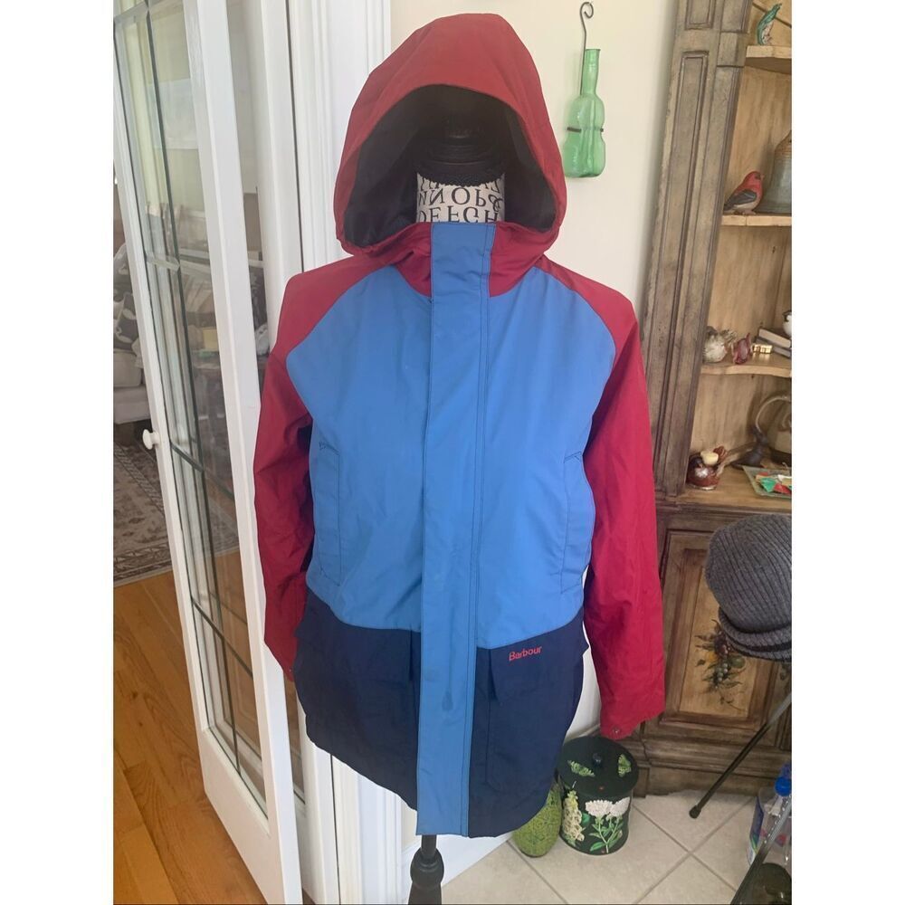 BARBOUR Boys Hooded waterproof shell jacket